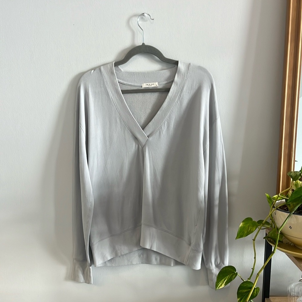 Rag & Bone Flora Jersey Cozy Pullover S/P